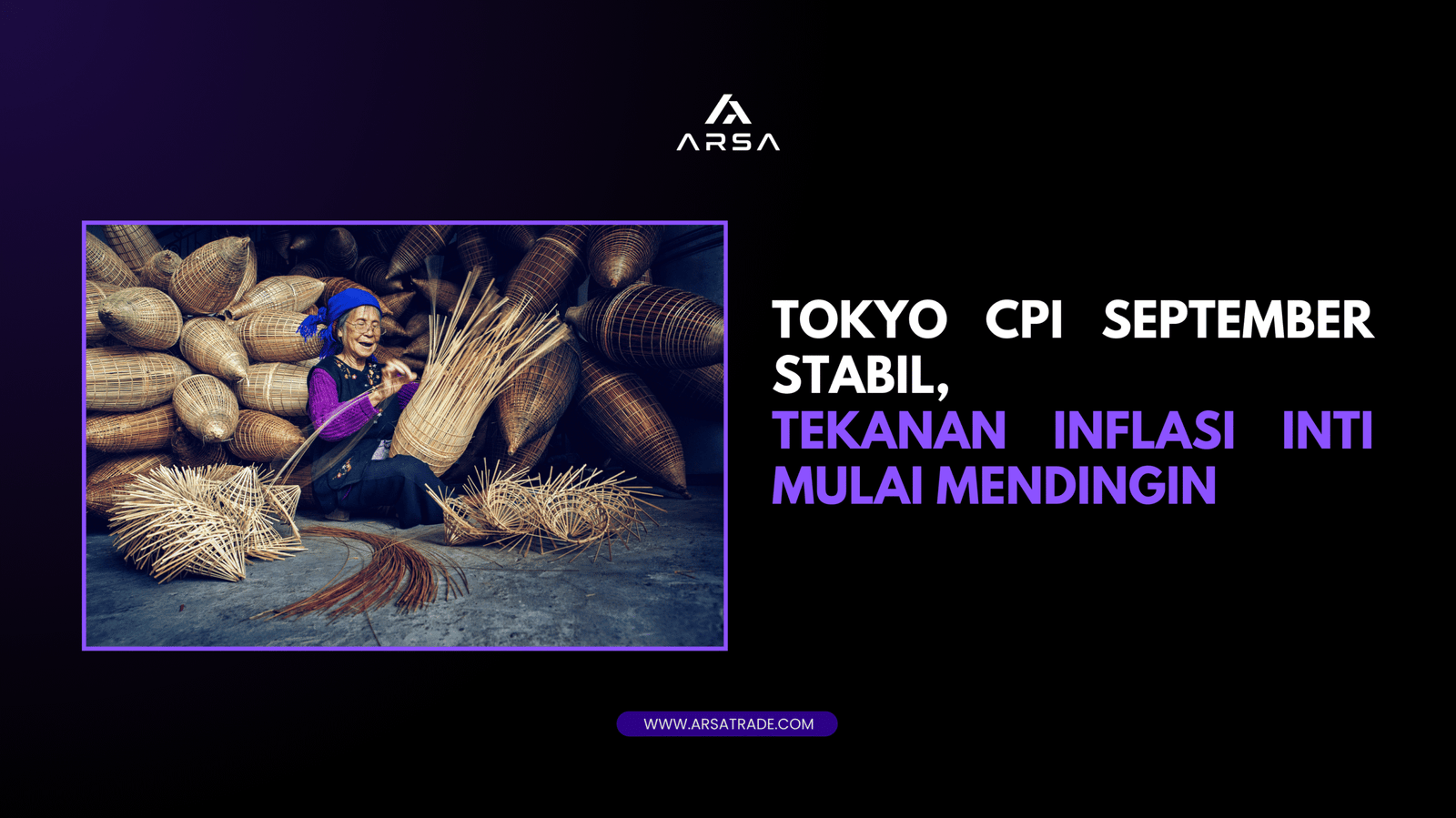 Tokyo CPI September Stabil, Tekanan Inflasi Inti Mulai Mendingin